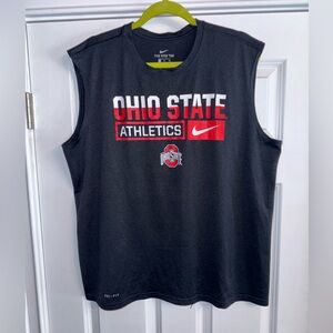 Men’s Nike Ohio State Athletics Sleeveless Shirt Size XL Black